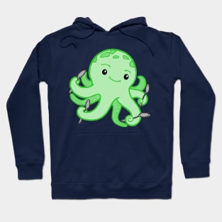 Spoonie Octopus (Green) Hoodie